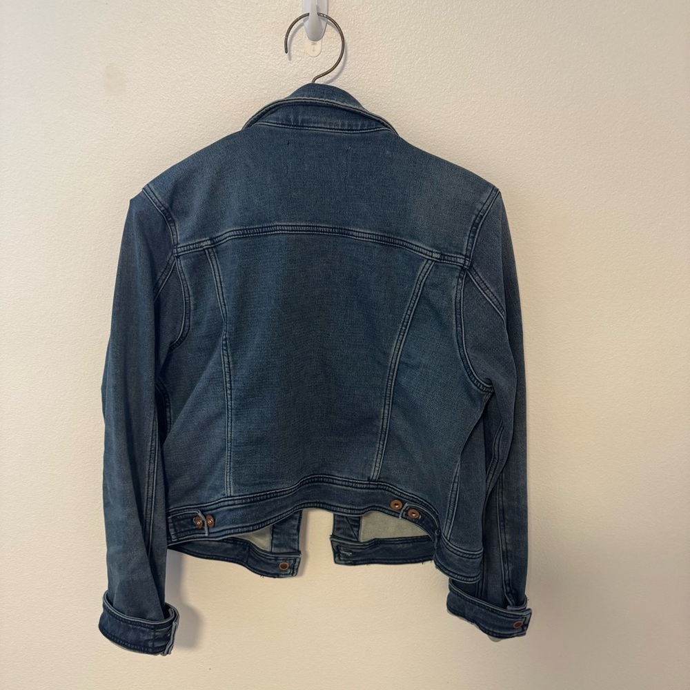 NWOT Anthropologie Classic Denim Jacket - Picture 2 of 6